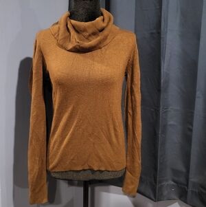Cozy Brown Cowel Neck Sweater